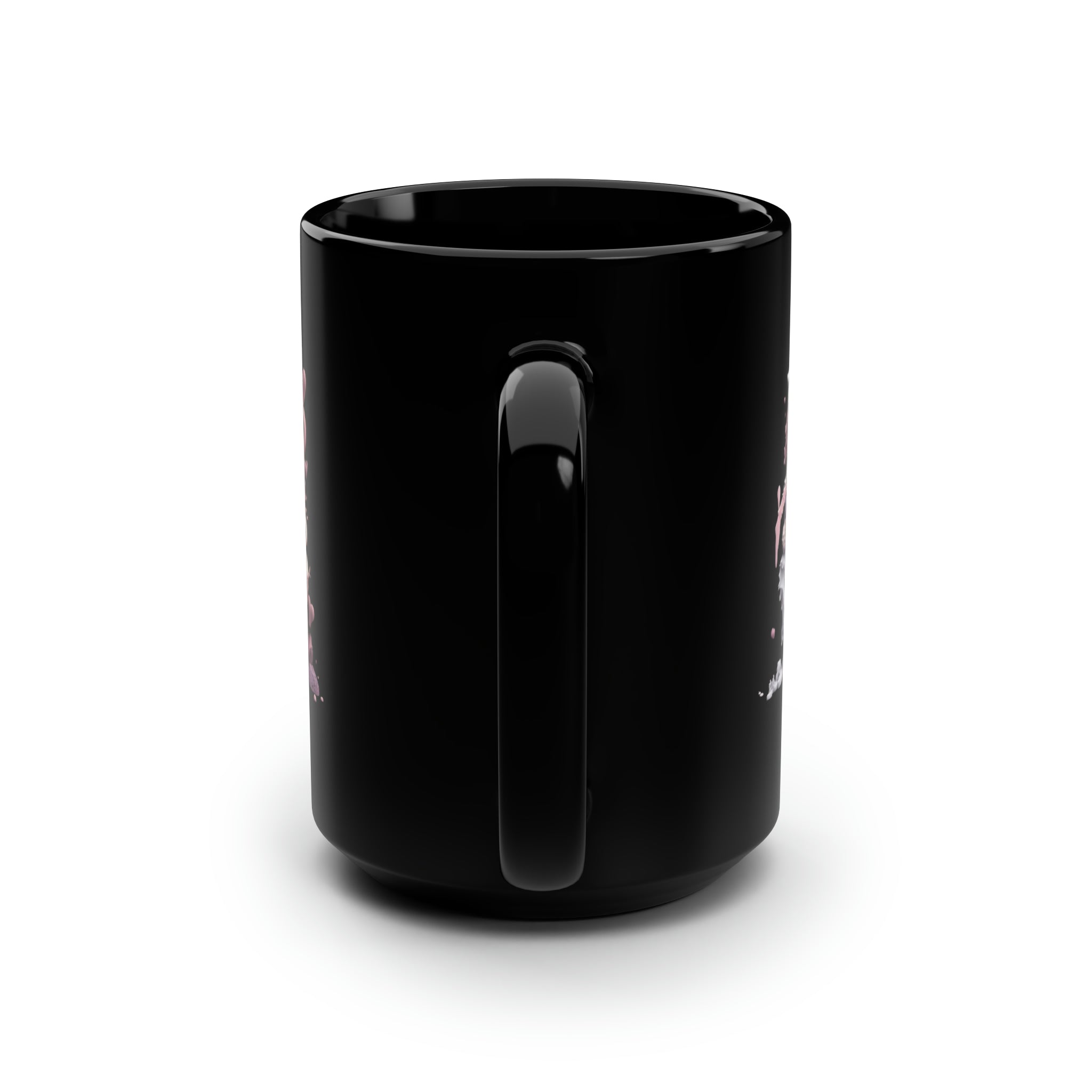 LOVE 3D Graphic Black Mug LOVE 3D Graphic Black Mug