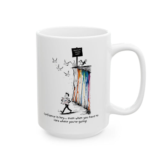 Inspirational Quote Ceramic Mug - Perfect for Coffee Lovers & Motivational Gifting