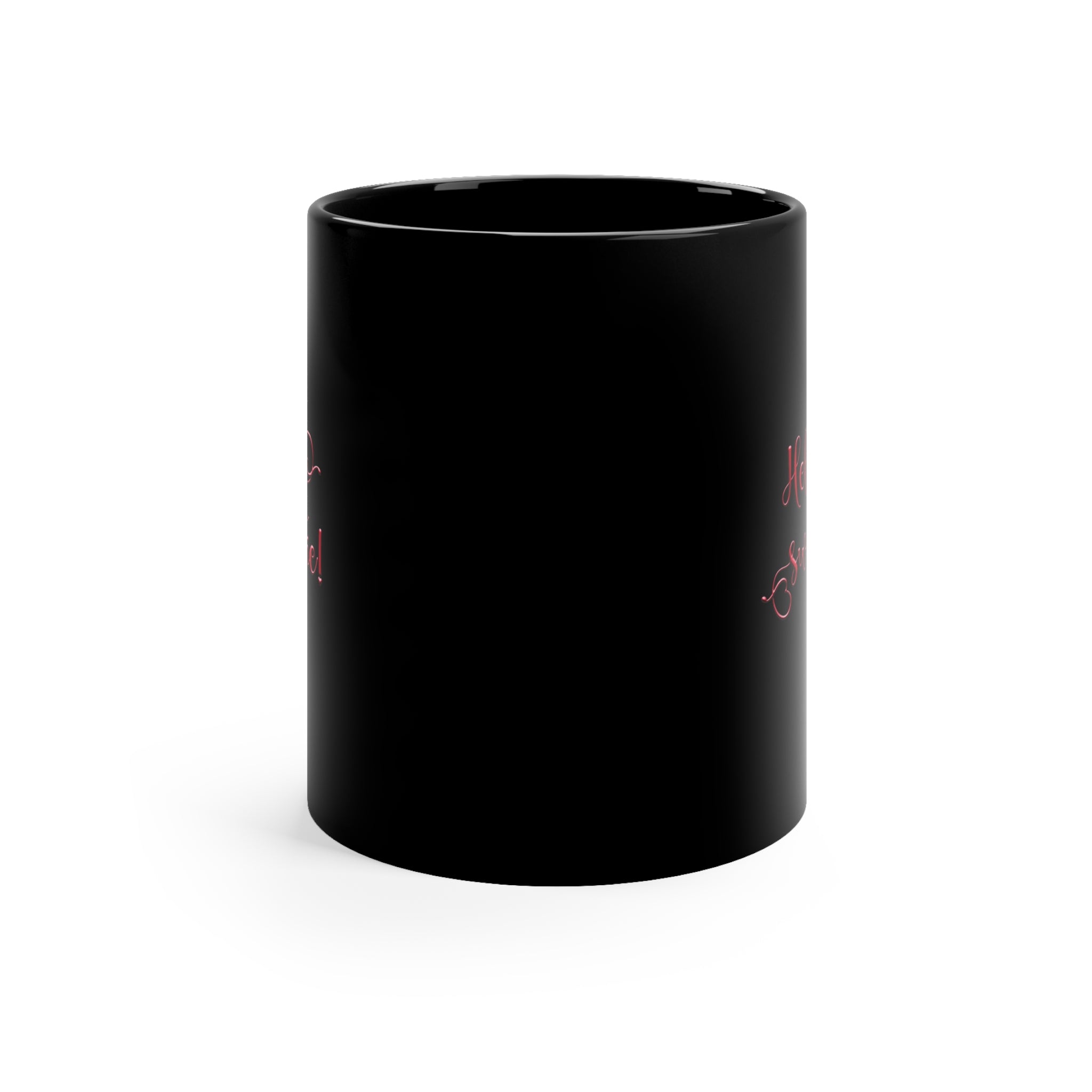 Hello sweetie 11oz Black Mug Hello sweetie 11oz Black Mug