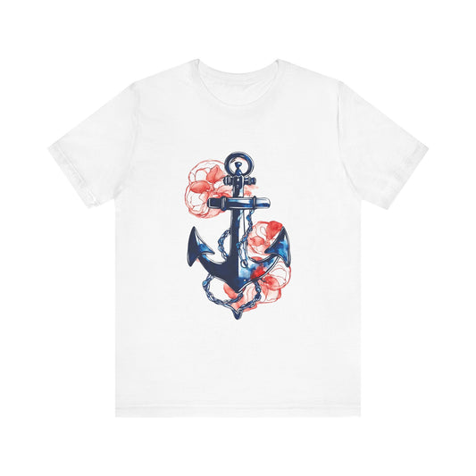 Navy Anchor Tee Unisex