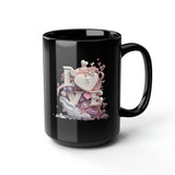 LOVE 3D Graphic Black Mug LOVE 3D Graphic Black Mug