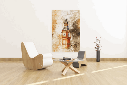 Big Ben watercolor art Barty life