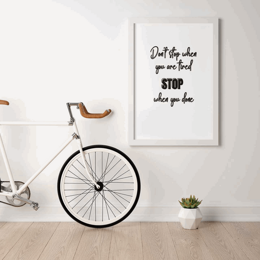Don't Stop When You Are Tired, Stop When You Done Barty life