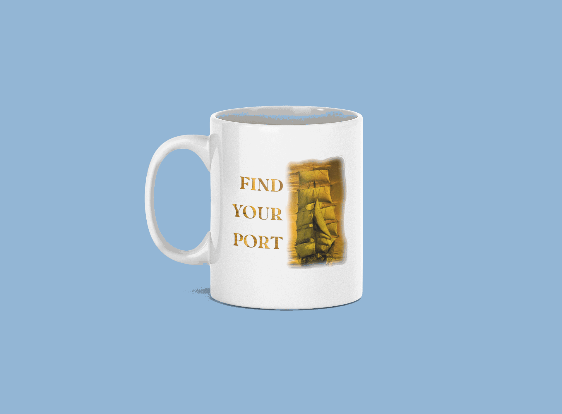 Find Your Port Ceramic Mug 11oz Barty life Find Your Port Ceramic Mug 11oz Barty life