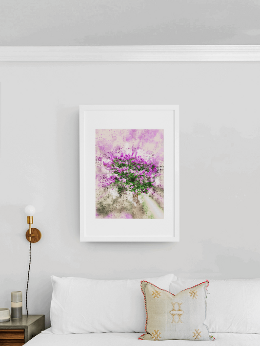 Flower Tree Watercolor Art Barty life