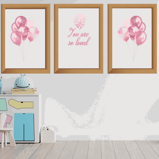 Balloons - Nursery Wall Art Barty life