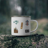 Travel-Inspired Enamel Camping Mug Barty life Travel-Inspired Enamel Camping Mug Barty life