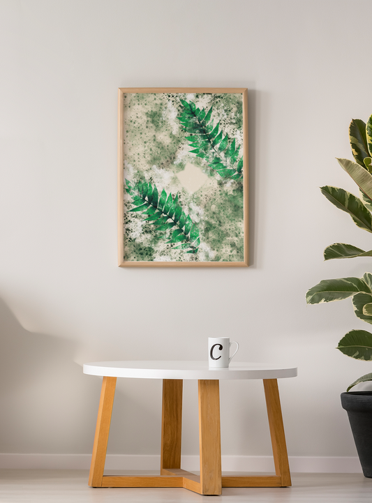 Tropical Leaf 2 Watercolor Wall Art Barty life