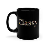 Classy 11oz Black Mug Barty life Classy 11oz Black Mug Barty life