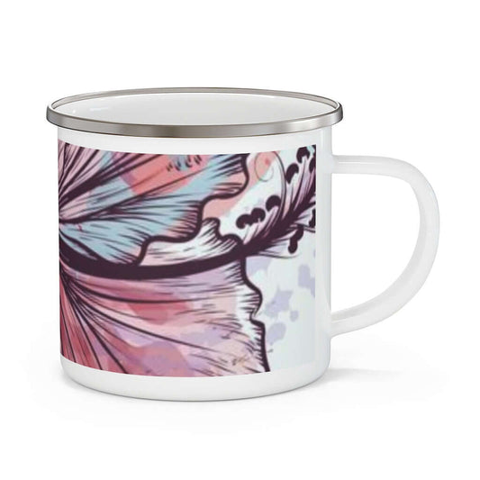 Flower Enamel Camping Mug Barty life