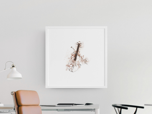 Violin Ink Wall Art Barty life