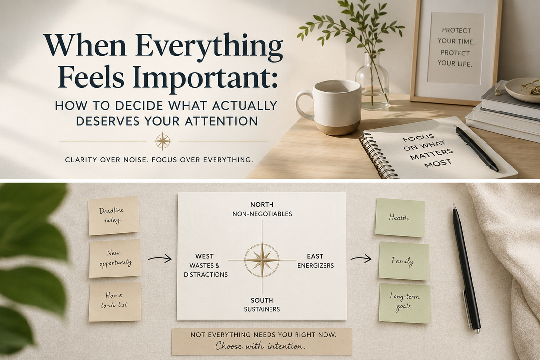 How to decide what deserves your attention when everything feels important – Barty Life