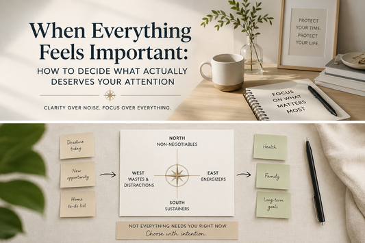 How to decide what deserves your attention when everything feels important – Barty Life