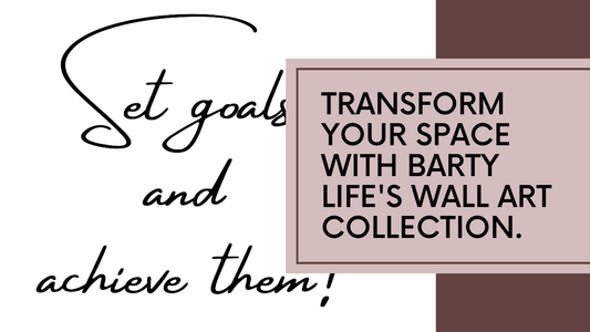 Transform Your Space with Barty Life's Motivational Wall Art Collection - Get Inspired Now