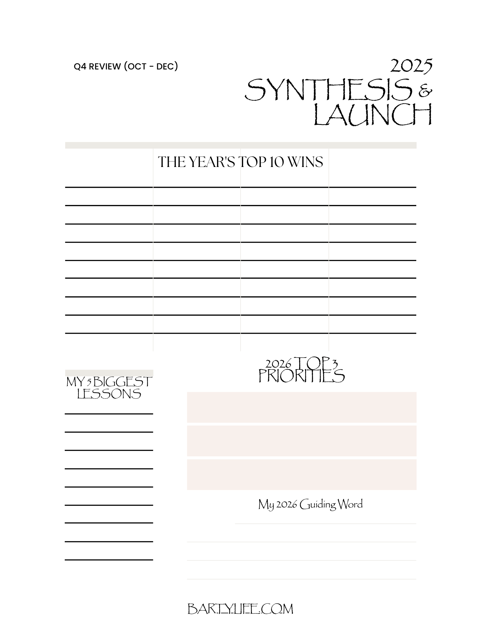 Q4 Success Planner Your  guide to finishing the year strong
