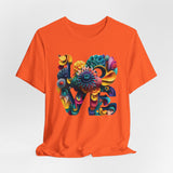 Love T-Shirt - Artistic and Colorful Graphic Tee