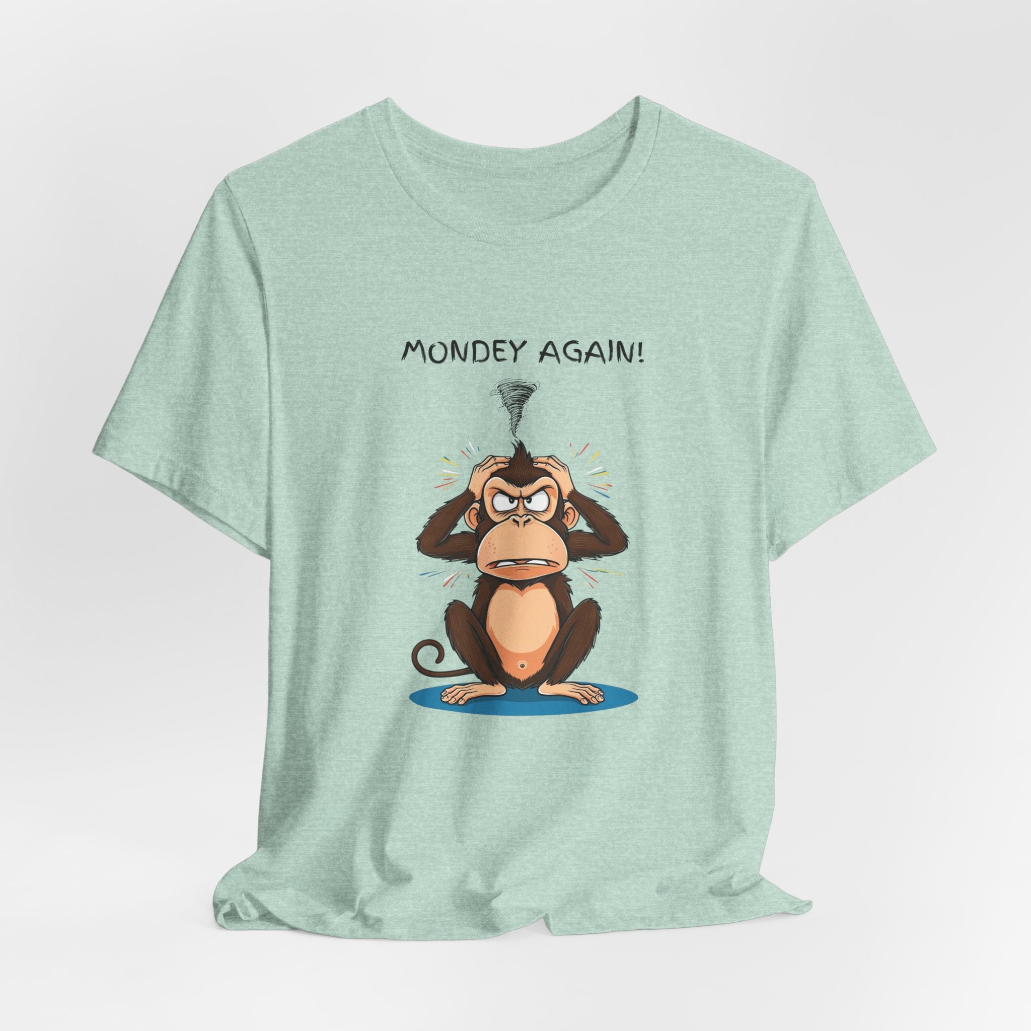 Funny Monkey Monday Again Unisex Tee