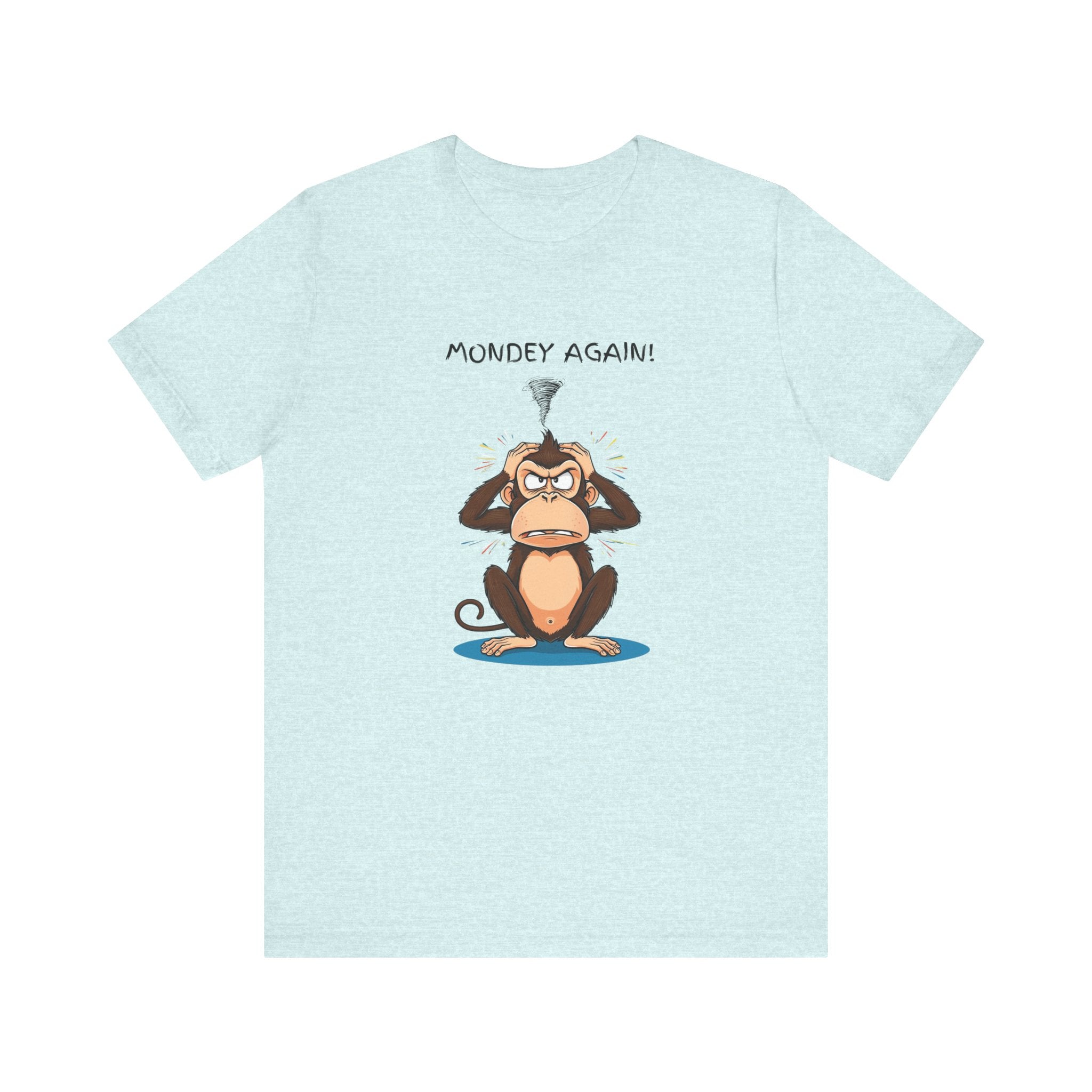 Funny Monkey Monday Again Unisex Tee