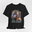 Vivid Mandrill Art T-Shirt - Colorful Wildlife Design  Unisex