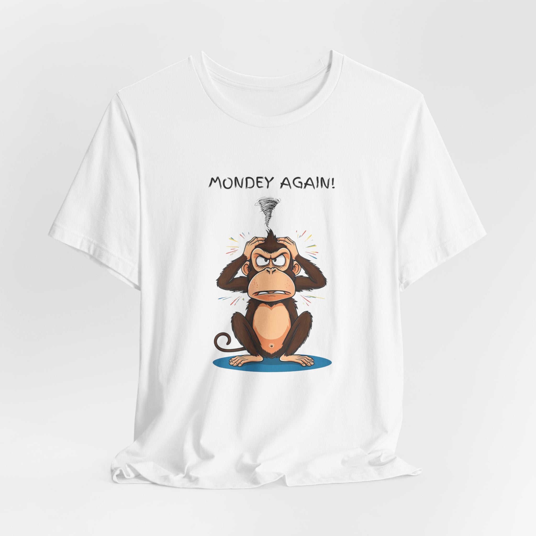 Funny Monkey Monday Again Unisex Tee