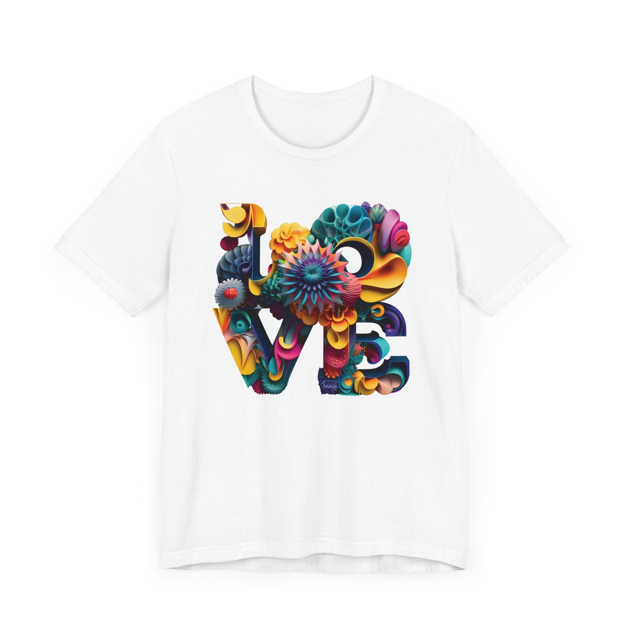 Love T-Shirt - Artistic and Colorful Graphic Tee