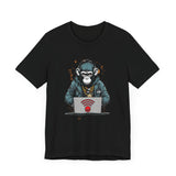 Monkey Hacker T-Shirt - Cool and Edgy Graphic Tee Unisex