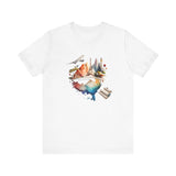 Travel T-Shirt - Adventure Graphic Tee with Famous Landmarks Unisex