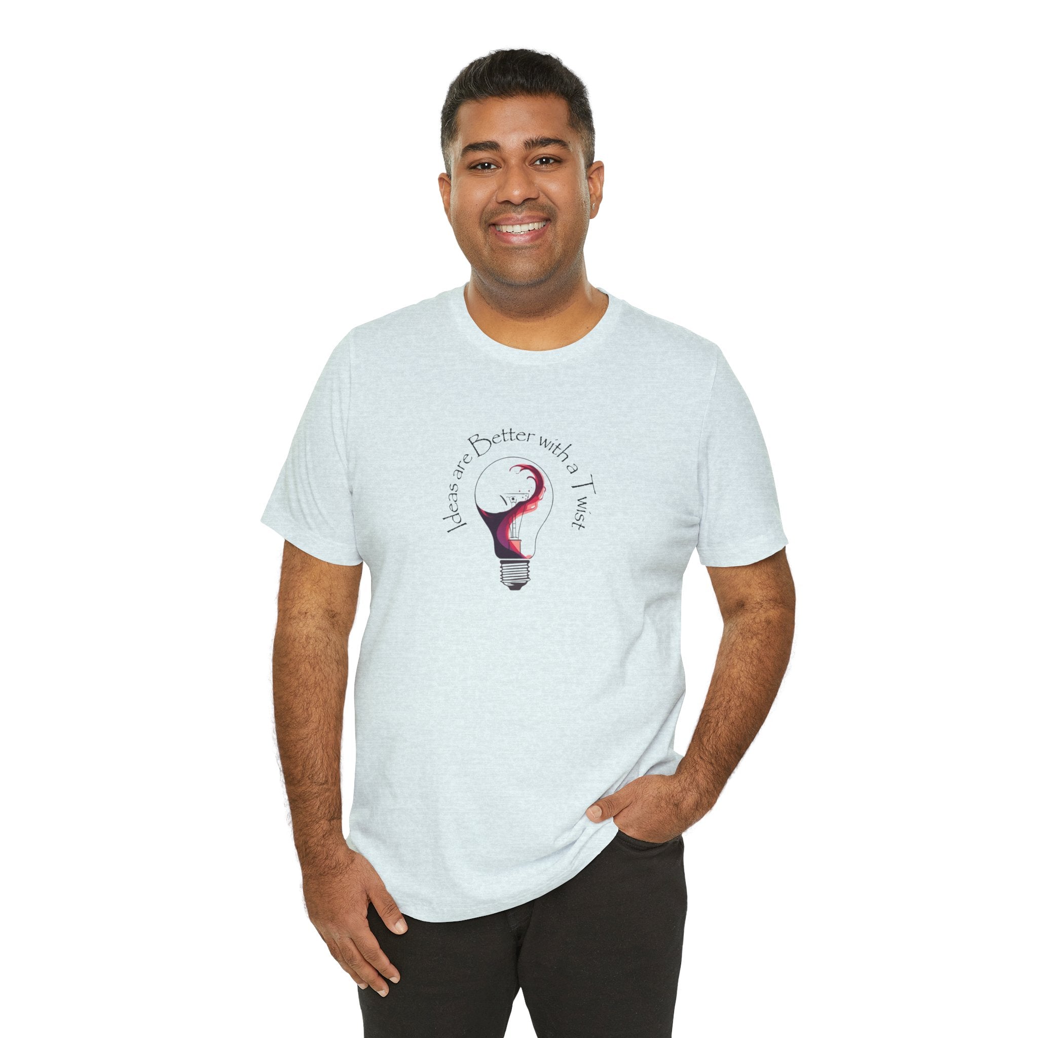Creative Flow Lightbulb Unisex Tee - "Things are Better with a Twist"