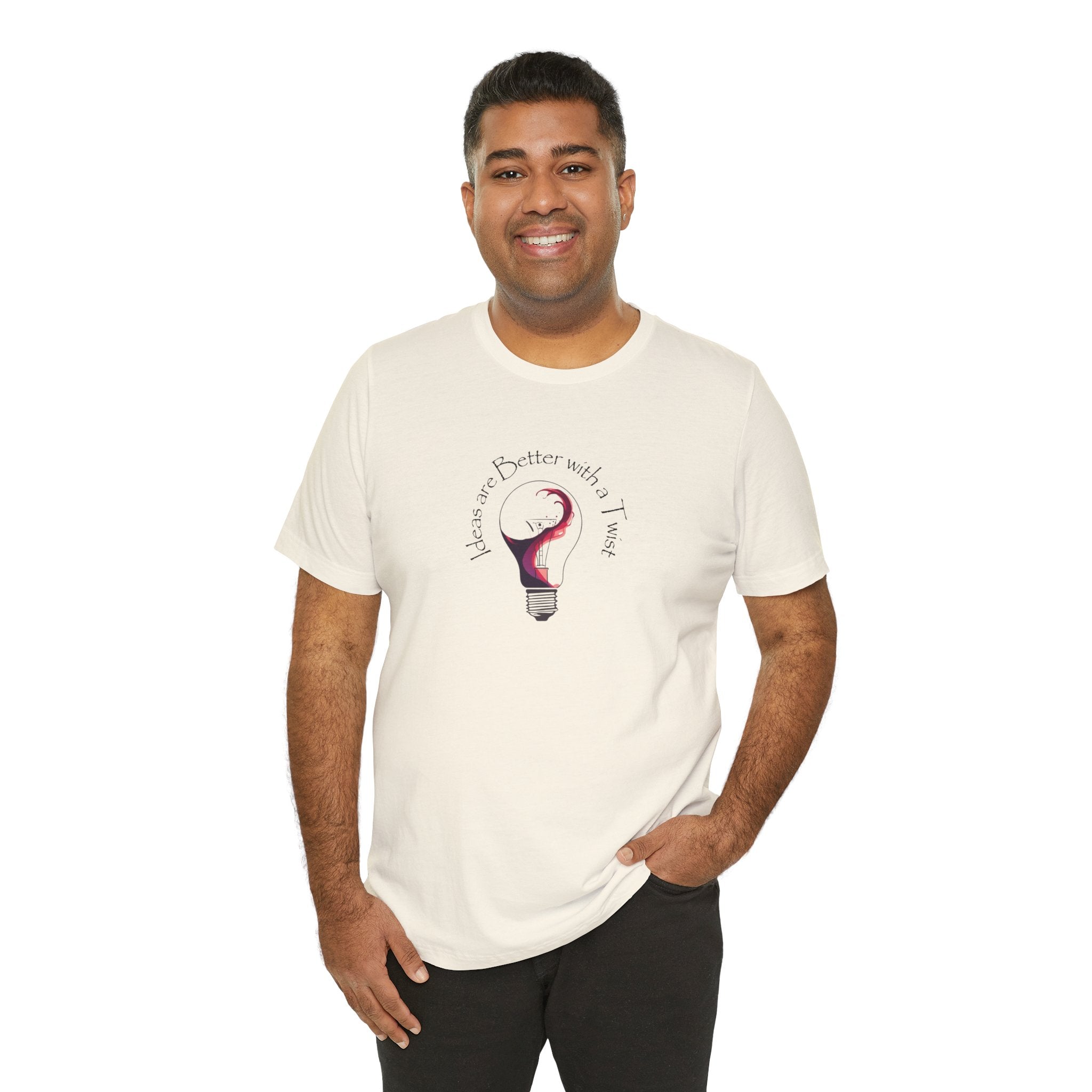 Creative Flow Lightbulb Unisex Tee - "Things are Better with a Twist"