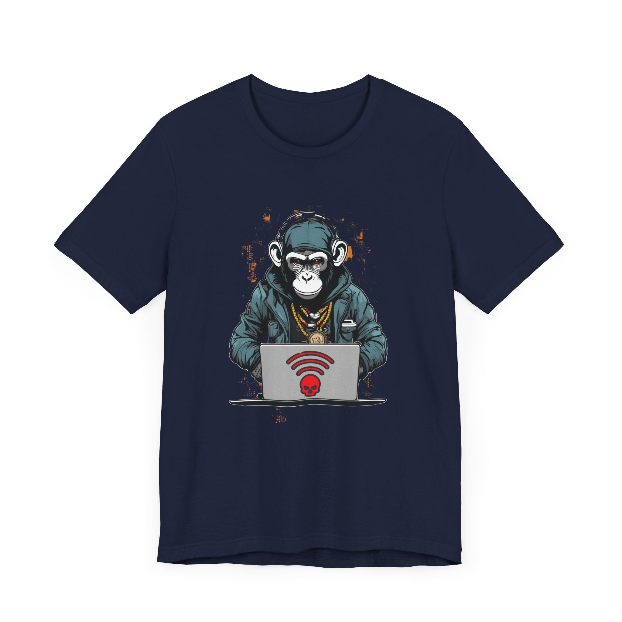 Monkey Hacker T-Shirt - Cool and Edgy Graphic Tee Unisex