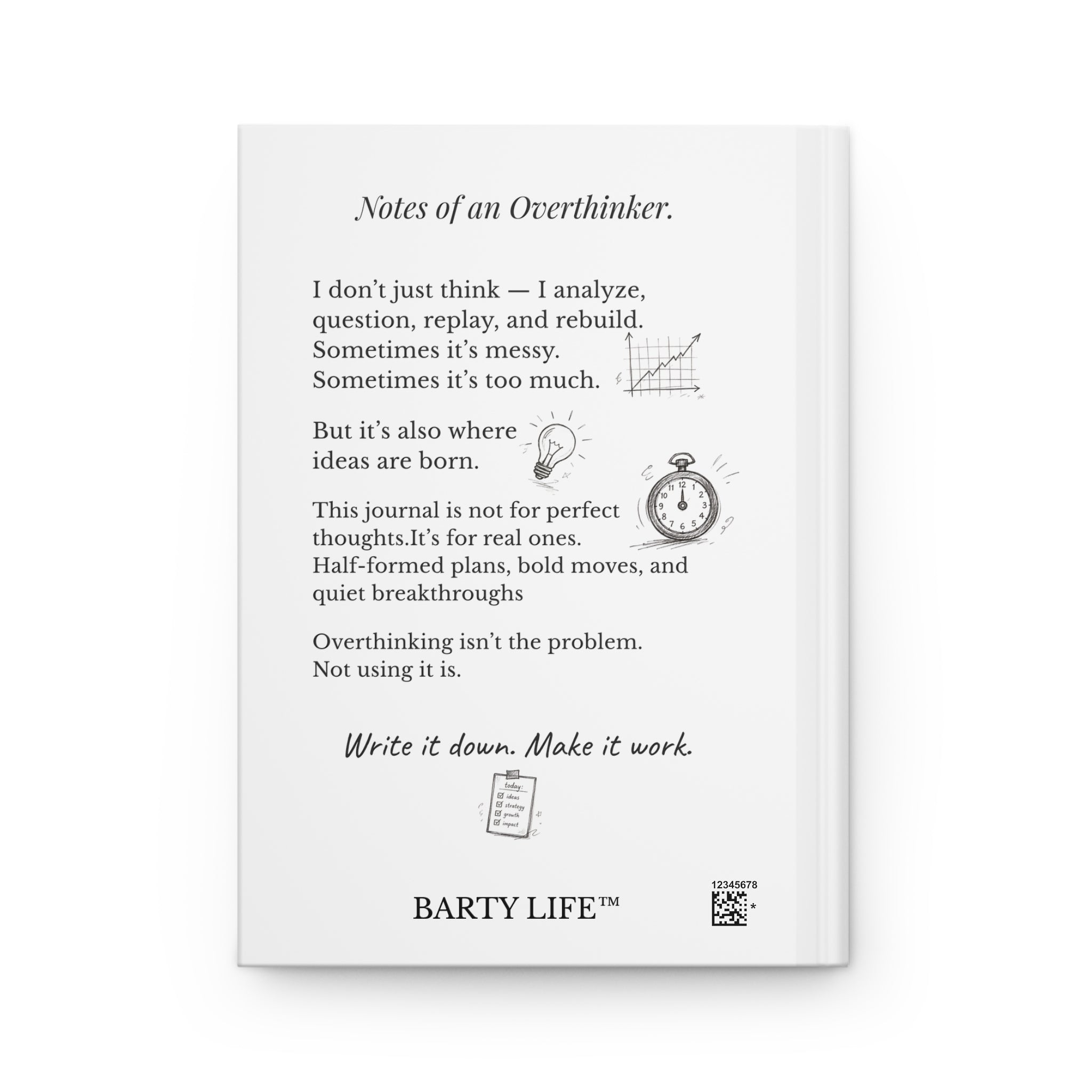 CEO of Overthinking Journal – Still Making Moves Notebook