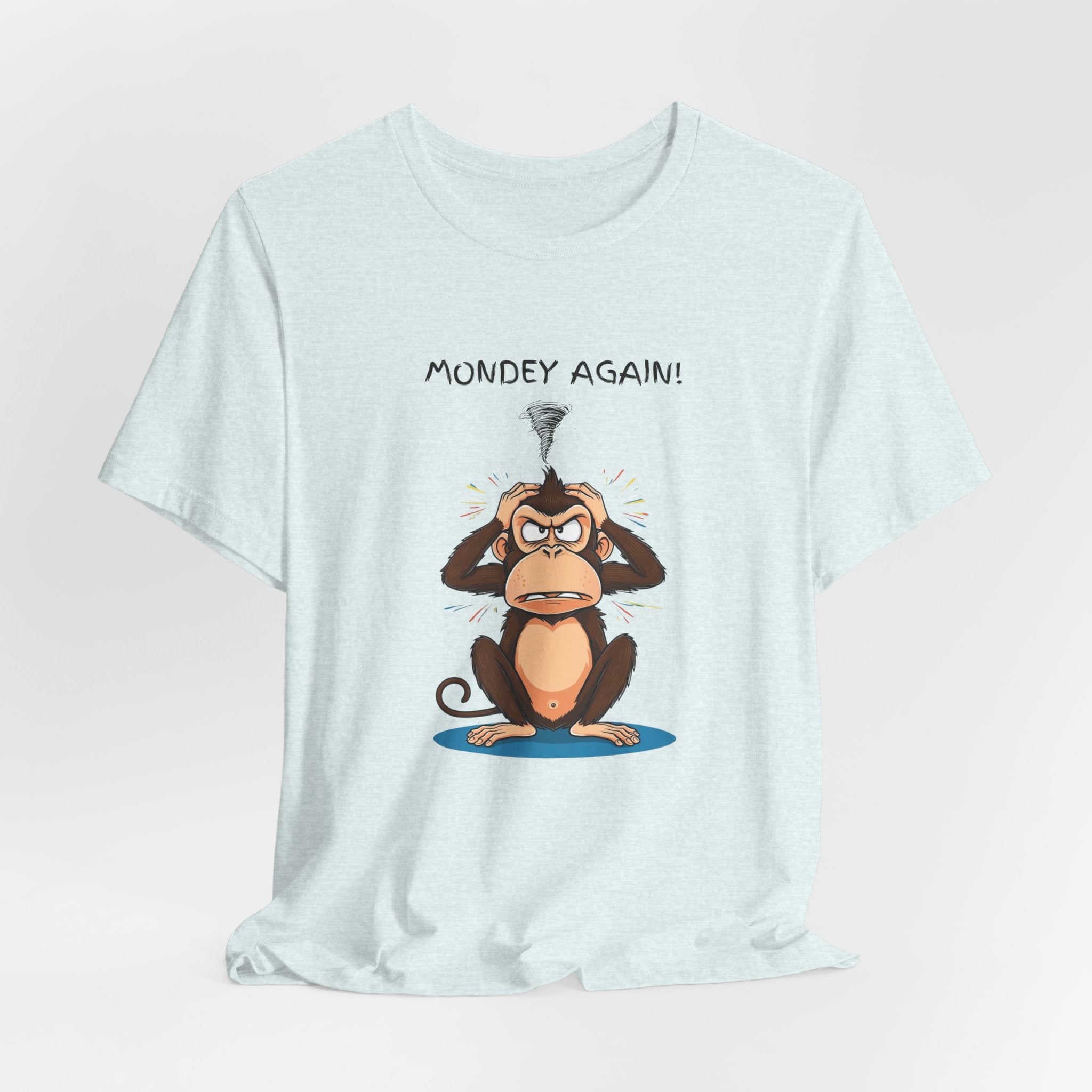 Funny Monkey Monday Again Unisex Tee