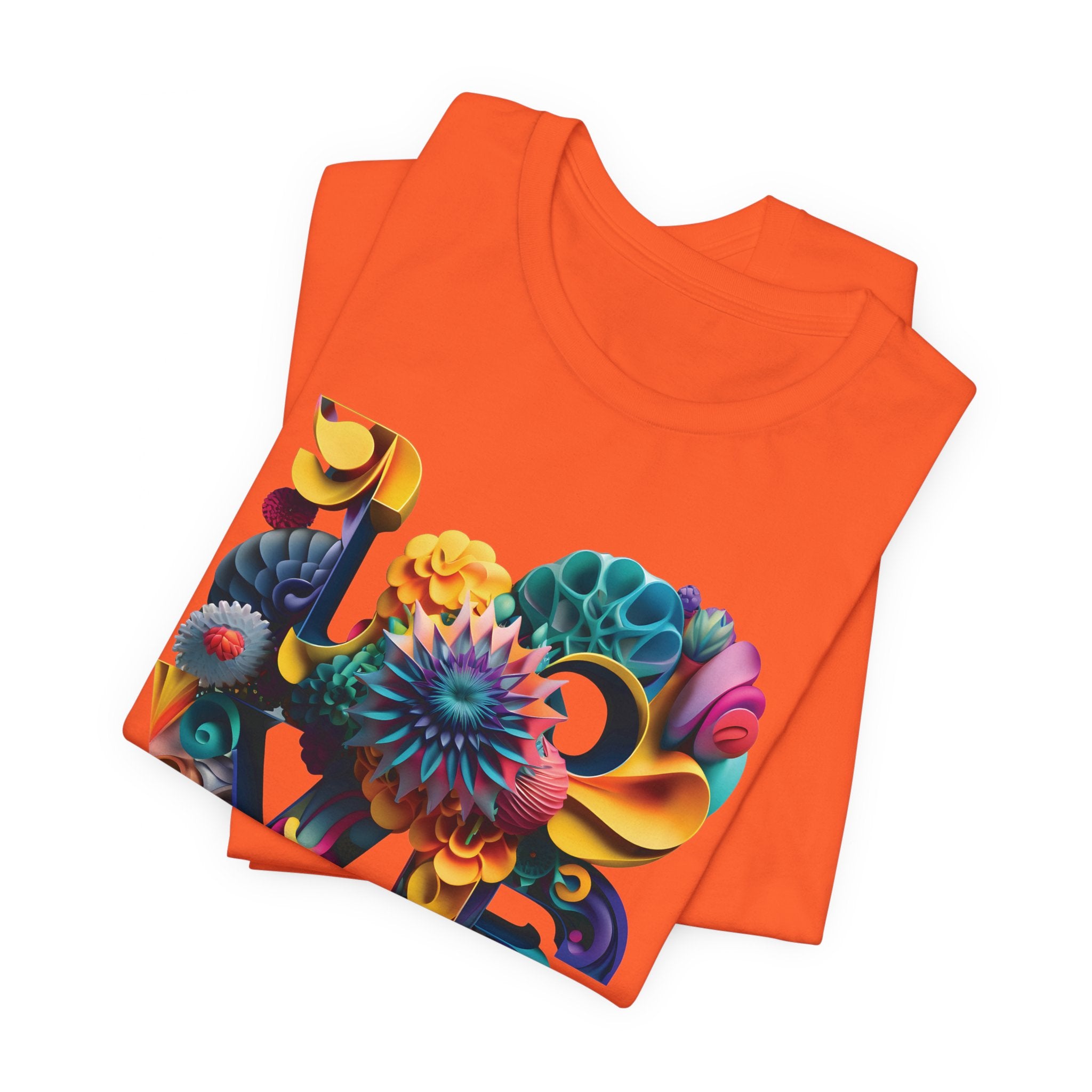 Love T-Shirt - Artistic and Colorful Graphic Tee