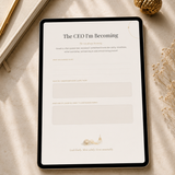 The Calm CEO Planner | Printable & Digital Business Planner for Female Entrepreneurs, Clarity & Sustainable Growth