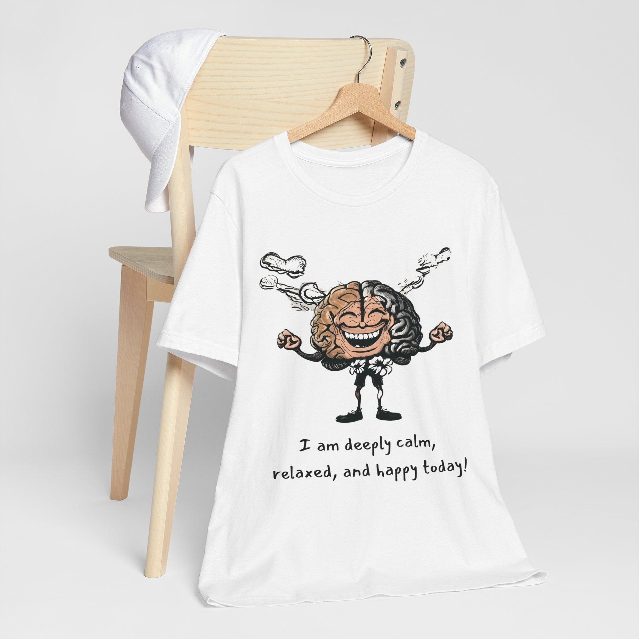 Funny Brain Graphic Tee | Sarcastic Split Personality Design