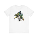 Palm Leaves T-Shirt - Artistic Tropical Graphic Tee Unisex