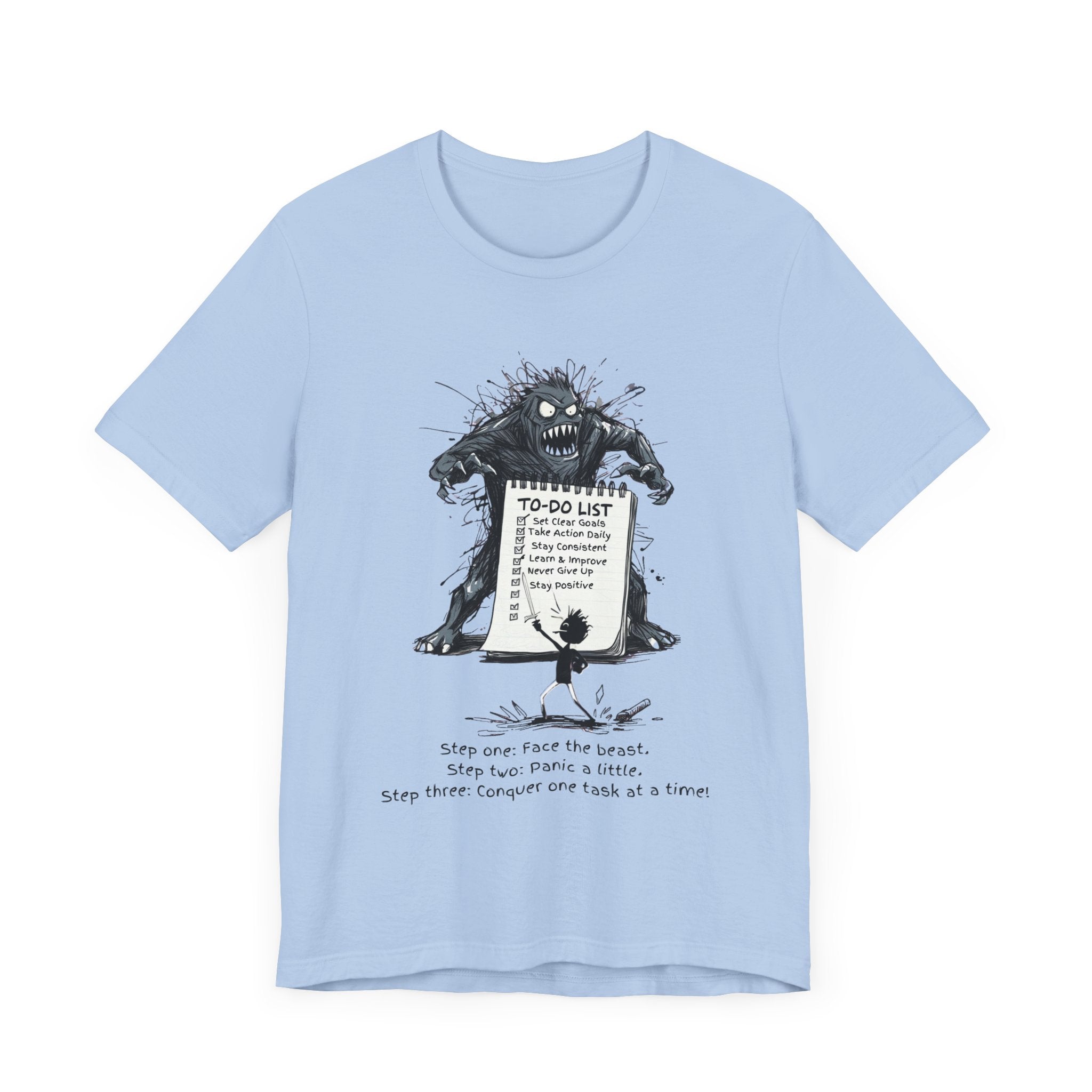 "The To-Do List That Won’t Die" – Battling Productivity Demons - Unisex Tee