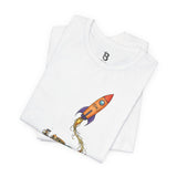 Plan Z Graphic T-Shirt – Motivational Train & Rocket Design Tee, Inspirational Quote Shirt