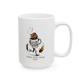 Coffee First, Chaos Later Mug — Funny Coffee Lover Cup