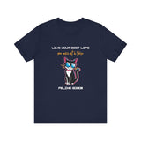 Cat Tee Live Your Best Life Graphic Shirt