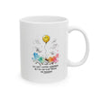 Float Through the Chaos Mug – Artistic & Relatable Coffee Cup