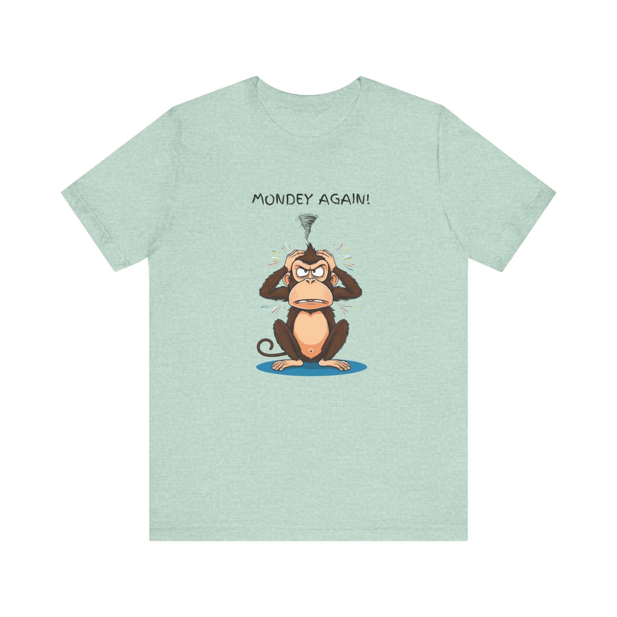 Funny Monkey Monday Again Unisex Tee