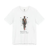 Futuristic Human Upgrade T-Shirt – “Upgrading... Please Wait” Graphic Tee, Minimal Tech Art Shirt, Unisex Streetwear