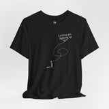 Letting Go, Lighting Up T-Shirt – Minimalist Inspirational Tee | Paper Plane Design | Mindful Aesthetic Shirt