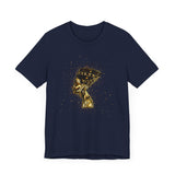 Gold Nefertiti T-Shirt - Embrace Timeless Elegance