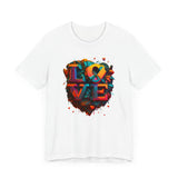 3D Love T-Shirt Unisex Jersey Short Sleeve Tee