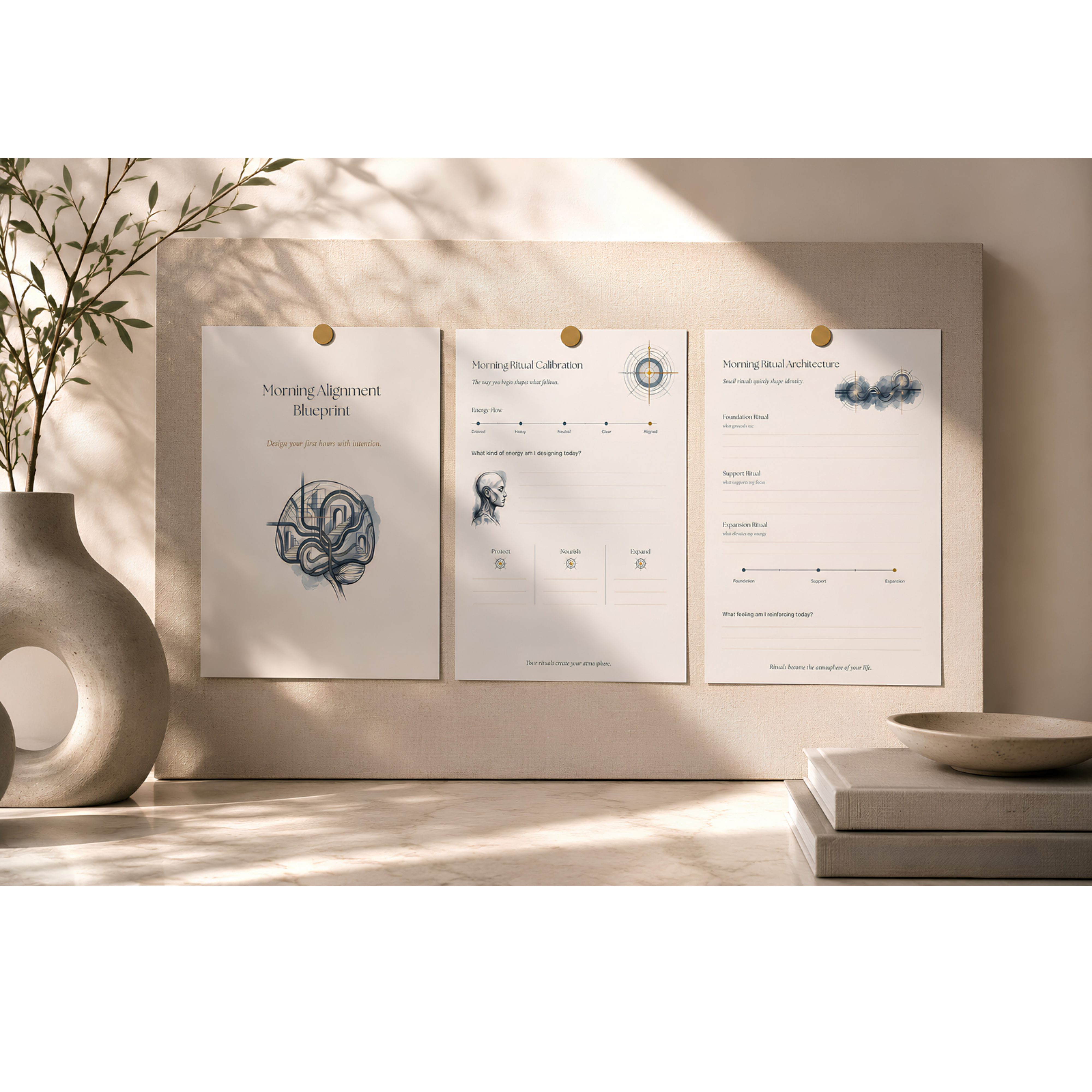 The Ritual Architect | Printable & Digital Ritual Planner for Intentional Living, Daily Alignment & Personal Growth