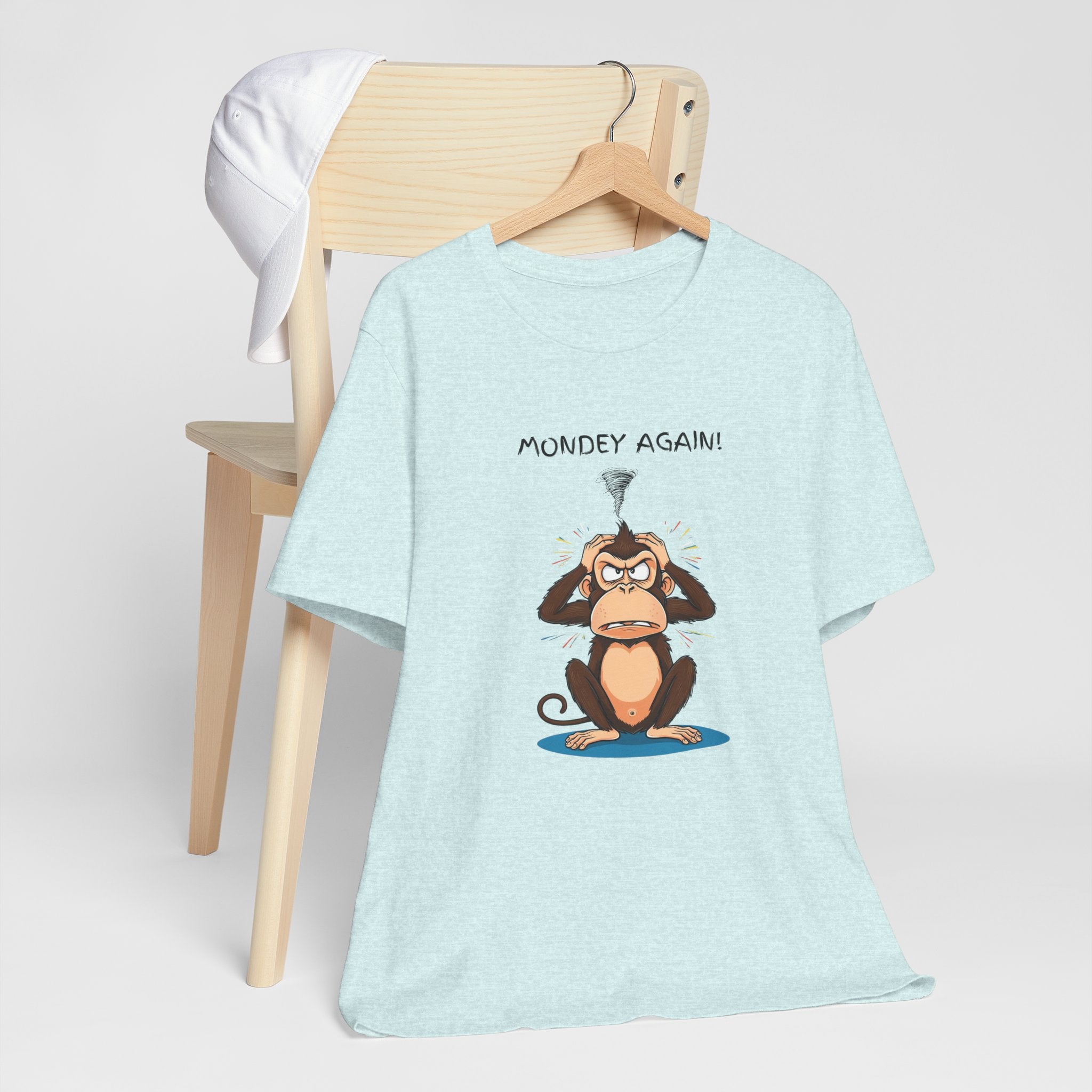 Funny Monkey Monday Again Unisex Tee