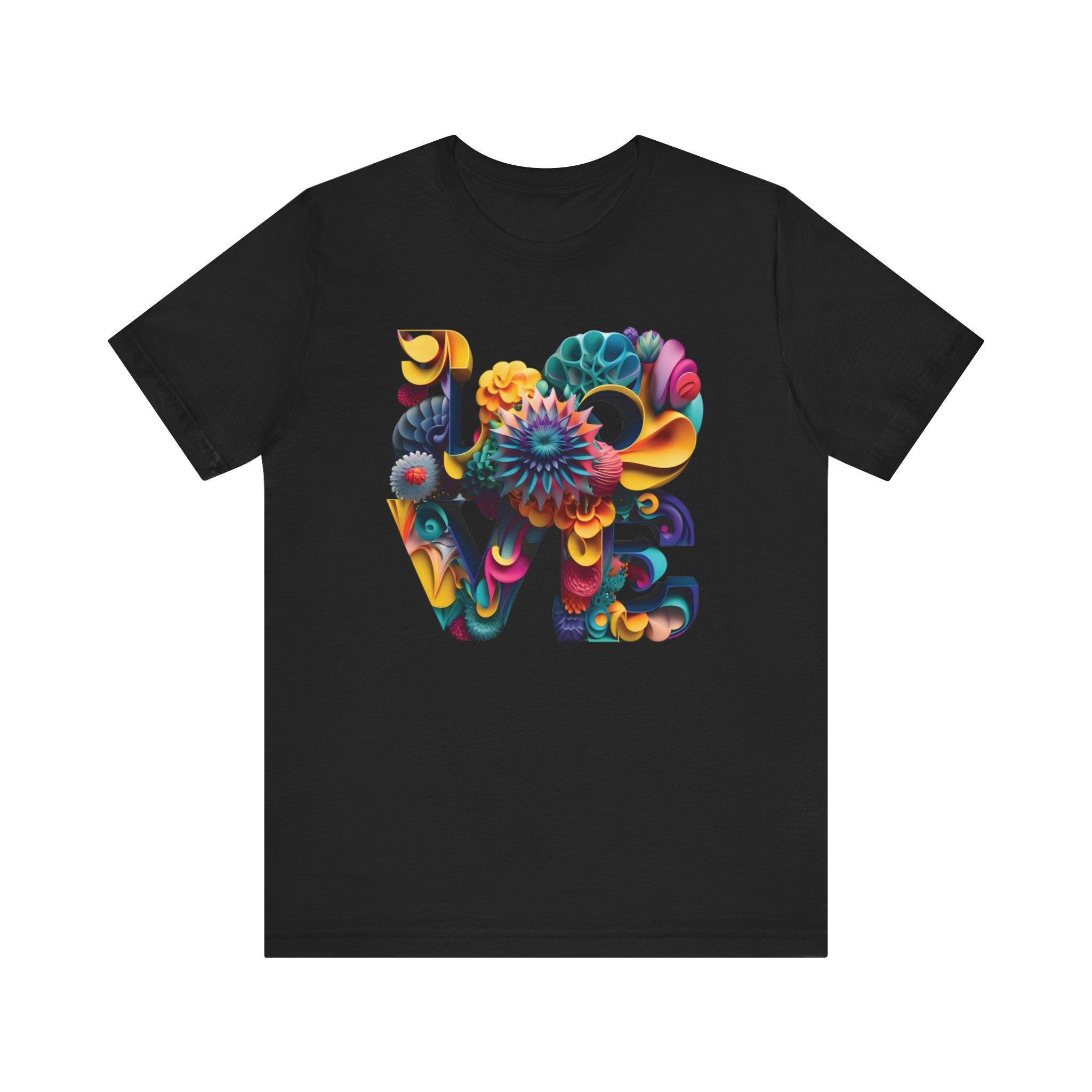 Love T-Shirt - Artistic and Colorful Graphic Tee