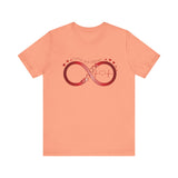 T-Shirt with Infinity Symbol and Hearts Forever and Always Design